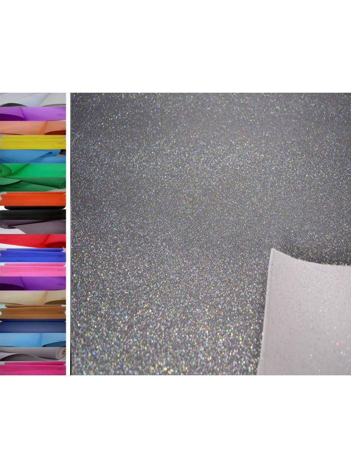 EVA MOOSGUMMI GLITTER BASTELSTOFF METERWARE 2MM