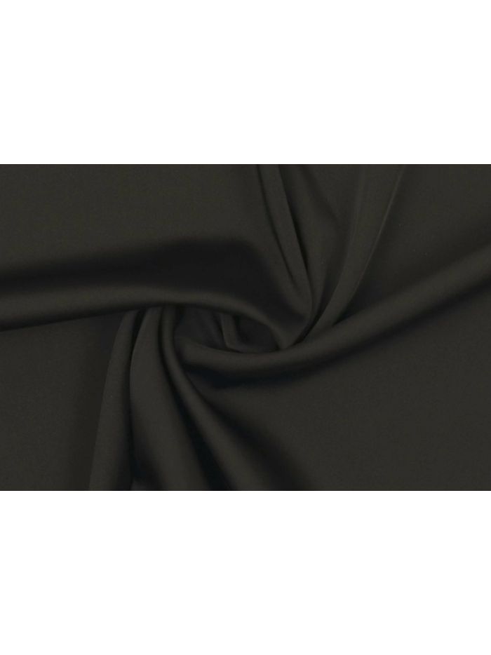 SCHWER STRETCHSATIN STRETCH SATIN SATINSTOFF 350G - Schwarz