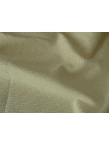 WAFFELPIQUE BAUMWOLLE PIQUÉ 3MM - ivory