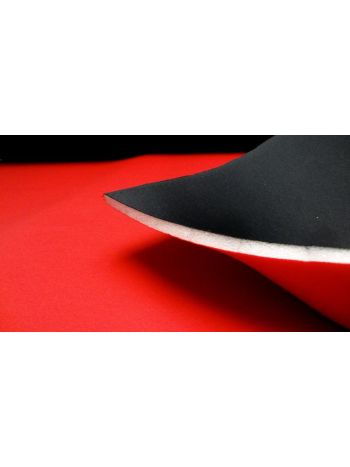 10MM STRETCH NEOPREN STOFF DOUBLEFACE NEOPRENSTOFF - schwarz/rot