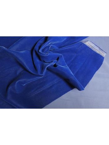 ACETAT/NYLON EDEL SAMT STOFF SAMTSTOFF - royalblau