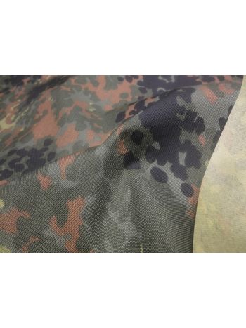 5FARBEN BUNDESWEHR CAMOUFLAGE CORDURA STOFF - schwarz/braun/grün