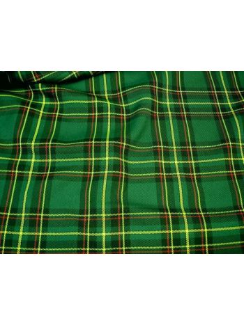 ORIGINAL SCHOTTENKARO STOFF TARTAN METERWARE - grün