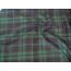 ORIGINAL SCHOTTENKARO STOFF TARTAN METERWARE - blau/grün